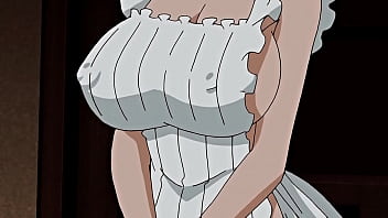 Supah red-hot Big-titted Maid Breastfeeding Her Boss - Uncensored Anime porn